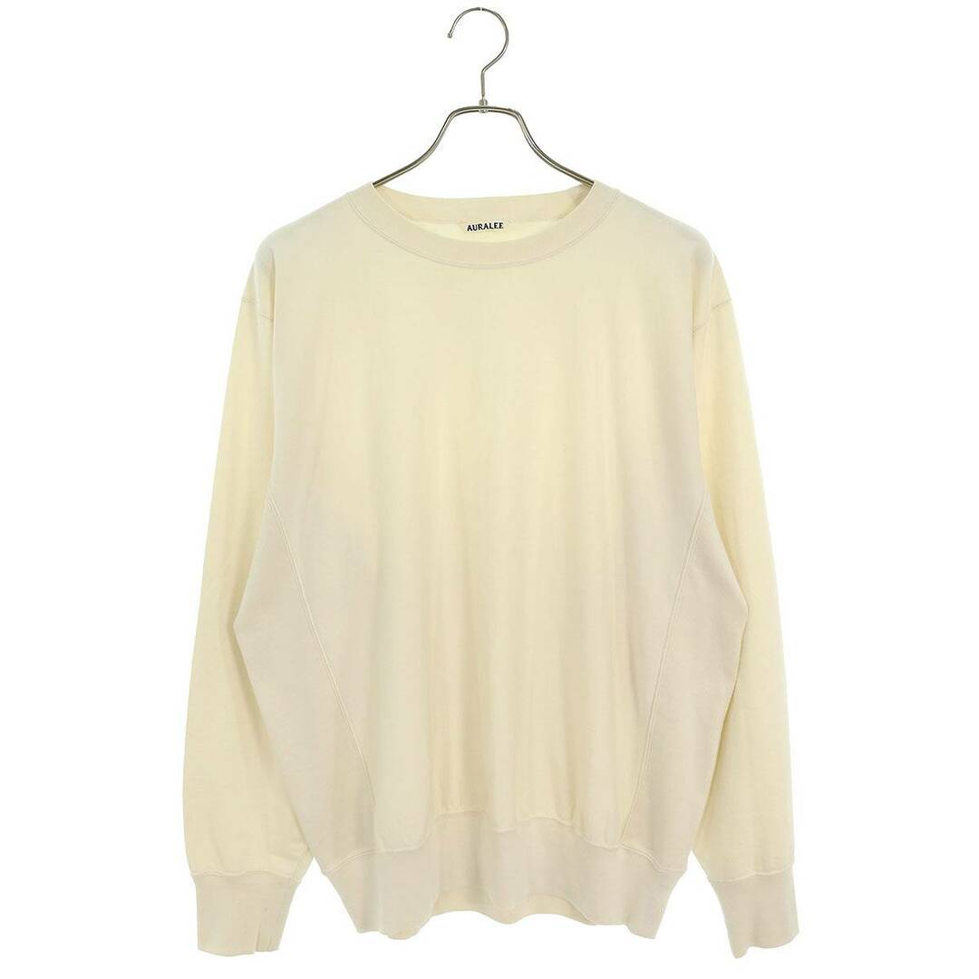 AURALEE(オーラリー)のオーラリー  SUPER HIGH GAUGE NAPPED SWEAT P/O A22SP01NU スウェット素材長袖カットソー メンズ 4 メンズのトップス(Tシャツ/カットソー(七分/長袖))の商品写真