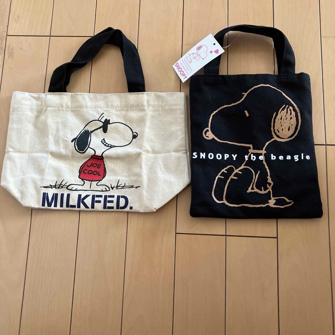 MILKFED.(ミルクフェド)のスヌーピー ❣️ミニトート❣️ミルクフェド❣️セット レディースのバッグ(トートバッグ)の商品写真