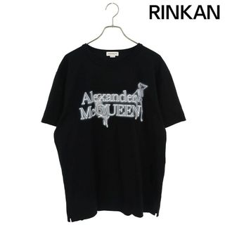 Alexander McQueen - アレキサンダーマックイーン  756370 QV20 ロゴスカルプリントTシャツ メンズ L