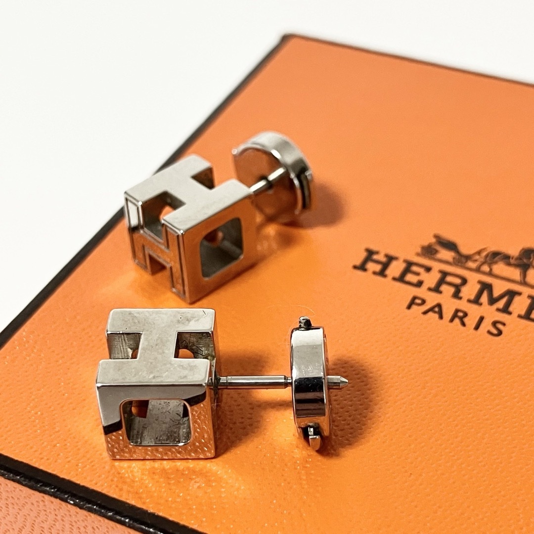 Hermes(エルメス)のHERMES エルメス Hロゴ シルバー SV925 ピアス レディースのアクセサリー(ピアス)の商品写真