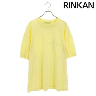 フィアオブゴッド(FEAR OF GOD)のフォグ  ESSENTIALS SS TEE CANARY フロッキーロゴTシャツ メンズ XL(Tシャツ/カットソー(半袖/袖なし))