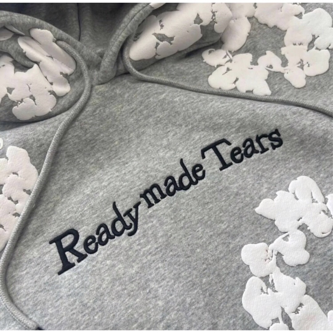 READYMADE(レディメイド)の▲ ready made レディメイド　パーカー　グレー　フラワー レディースのトップス(パーカー)の商品写真