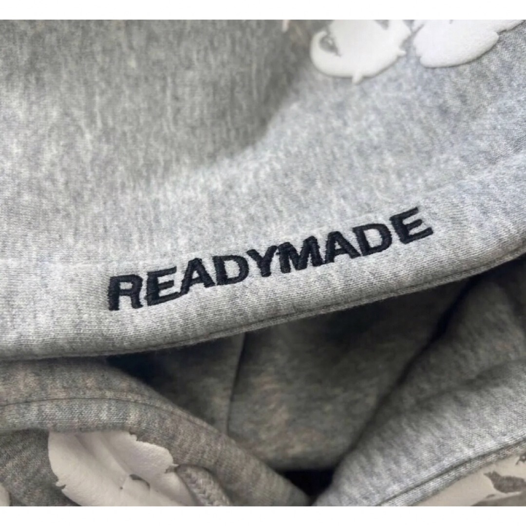 READYMADE(レディメイド)の▲ ready made レディメイド　パーカー　グレー　フラワー レディースのトップス(パーカー)の商品写真