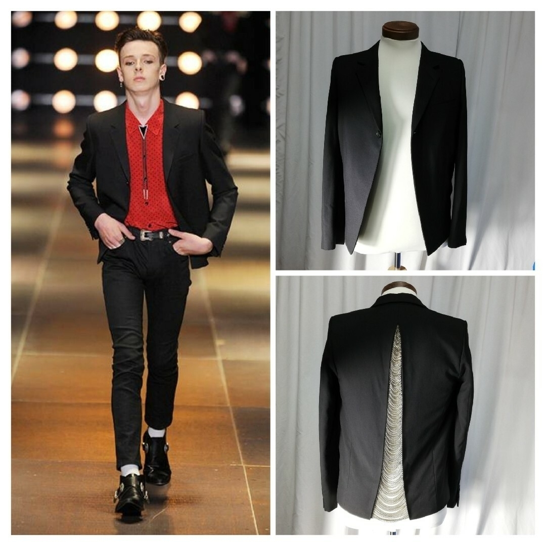 Saint Laurent(サンローラン)のSAINT RAURENT PARIS サンローラン  チェーン付きジャケット メンズのジャケット/アウター(テーラードジャケット)の商品写真