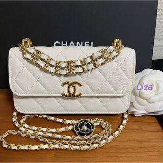 シャネル(CHANEL)のシャネル　フォンケース　チェーンウォレット　ミニマトラッセ  ショルダーバッグ(ショルダーバッグ)