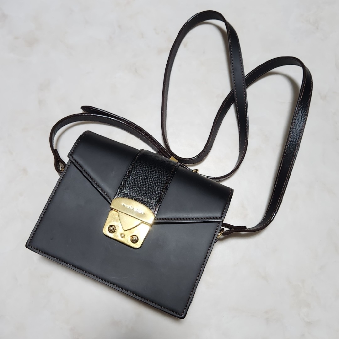 Marie Claire(マリクレール)のmarie claire ショルダーバッグ ブラック フォーマル ポシェット レディースのバッグ(ショルダーバッグ)の商品写真