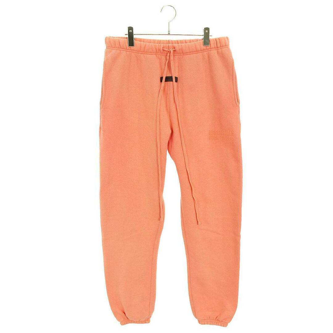 FEAR OF GOD(フィアオブゴッド)のフォグ  ESSENTIALS SWEAT PANT CORAL フロッキーロゴスウェットロングパンツ メンズ L メンズのパンツ(その他)の商品写真