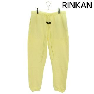 フィアオブゴッド(FEAR OF GOD)のフォグ  ESSENTIALS SWEAT PANT CANARY フロッキーロゴスウェットロングパンツ メンズ L(その他)