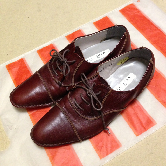 茶色 革靴 レディースの靴/シューズ(ローファー/革靴)の商品写真