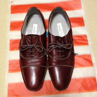 茶色 革靴(ローファー/革靴)