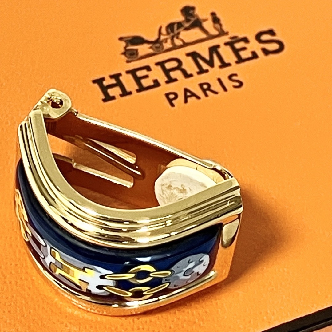 Hermes(エルメス)のHERMES エルメス エマイユ イヤリング レディースのアクセサリー(イヤリング)の商品写真