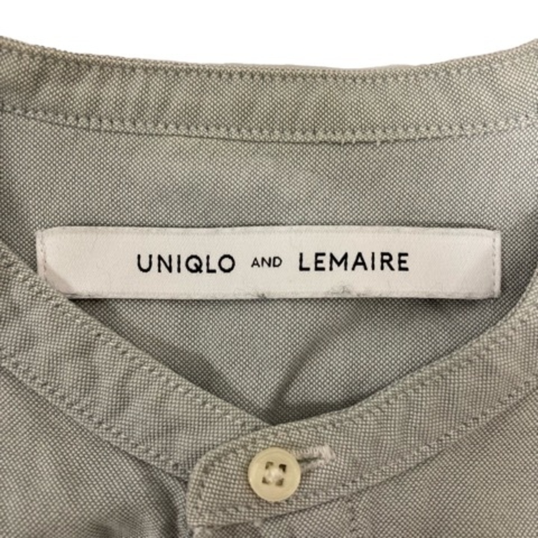 UNIQLO(ユニクロ)のユニクロ LEMAIRE カジュアルシャツ 綿 長袖 M スカイブルー メンズ メンズのトップス(シャツ)の商品写真