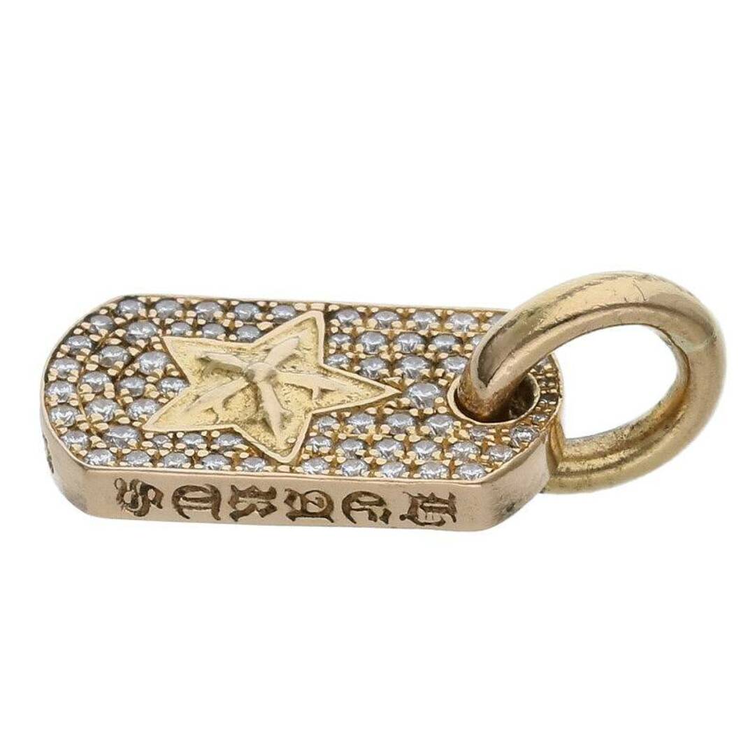 Chrome Hearts(クロムハーツ)のクロムハーツ  22K DT TNY STAR P/D/タイニードッグタグスター PAVEダイヤ/チャームネックレストップ メンズ メンズのアクセサリー(ネックレス)の商品写真