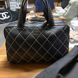 シャネル(CHANEL)のCHANELダブルステッチ(ハンドバッグ)