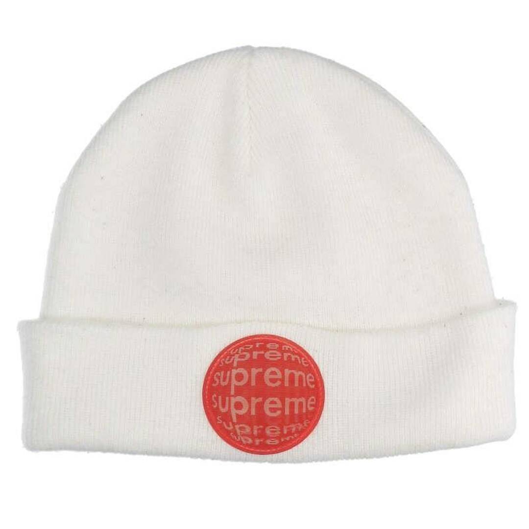 Supreme(シュプリーム)のシュプリーム  21SS  Lenticular patch beanie サークルロゴパッチ ビーニーニット帽 メンズ メンズの帽子(ニット帽/ビーニー)の商品写真