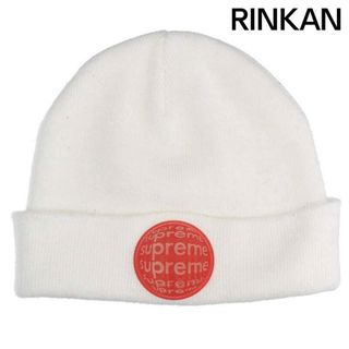 シュプリーム(Supreme)のシュプリーム  21SS  Lenticular patch beanie サークルロゴパッチ ビーニーニット帽 メンズ(ニット帽/ビーニー)