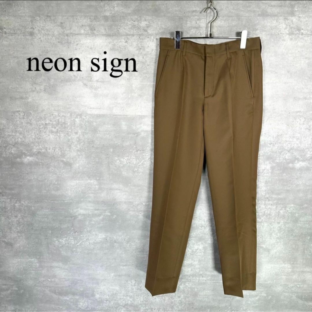 NEON SIGN(ネオンサイン)の『neon sign』ネオンサイン (48) センタープレス スラックス メンズのパンツ(スラックス)の商品写真