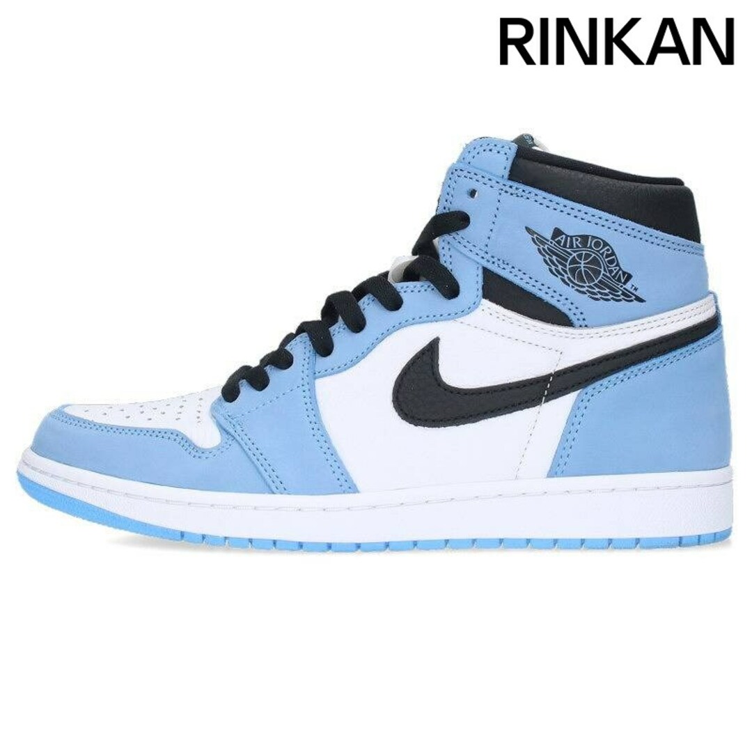 NIKE(ナイキ)のナイキ  AIR JORDAN 1 RETRO HIGH OG UNIVERCITY BLUE 555088-134 エアジョーダンワンハイユニバーシティーブルースニーカー メンズ 28cm メンズの靴/シューズ(スニーカー)の商品写真