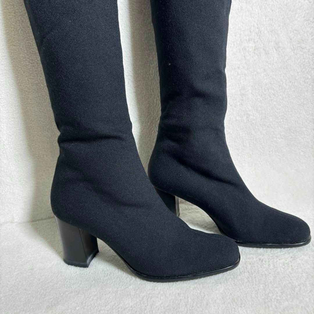 DIANA(ダイアナ)のDIANA ダイアナ ロングブーツ ストレッチブーツ ブラック 23cm レディースの靴/シューズ(ブーツ)の商品写真