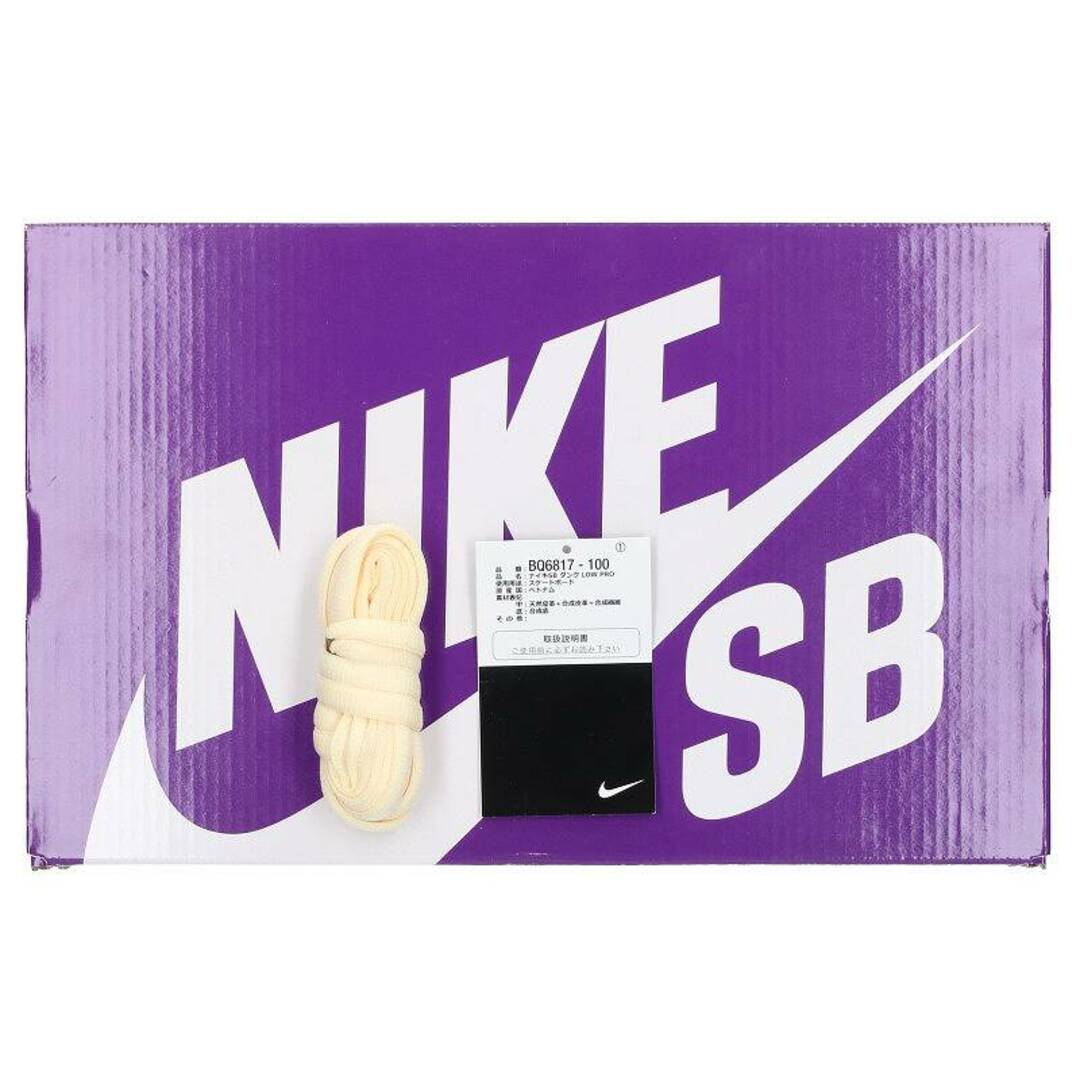 NIKE(ナイキ)のナイキ  DUNK LOW SB MUSLIN BQ6817-100 ダンクローモスリンスニーカー メンズ 26cm メンズの靴/シューズ(スニーカー)の商品写真