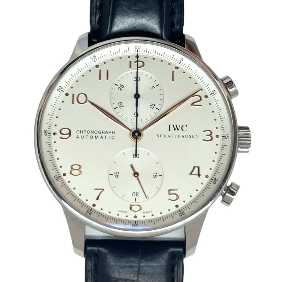 IWC(インターナショナルウォッチカンパニー)の　インターナショナルウォッチカンパニー IWC ポルトギーゼ・クロノグラフ IW371445 ステンレススチール メンズ 腕時計 メンズの時計(その他)の商品写真