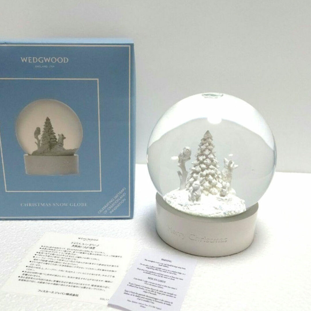 WEDGWOOD - ☆WEDGWOOD ウェッジウッド☆ホリデースノーグローブ WEDGWOOD - ☆WEDGWOOD ウェッジウッド☆ホリデースノーグローブ