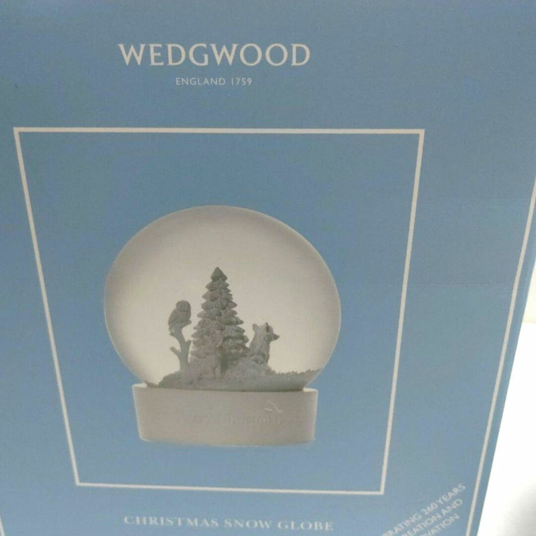 WEDGWOOD(ウェッジウッド)の★WEDGWOOD ウェッジウッド★ホリデースノーグローブ2019 クリスマス インテリア/住まい/日用品のインテリア小物(置物)の商品写真