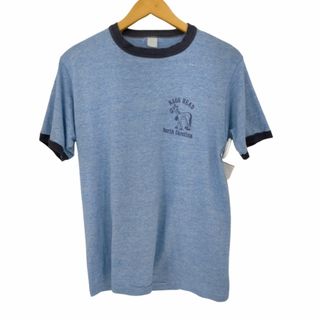 USED古着(ユーズドフルギ) 70S~80S 胸元プリントリンガーTシャツ(Tシャツ/カットソー(半袖/袖なし))