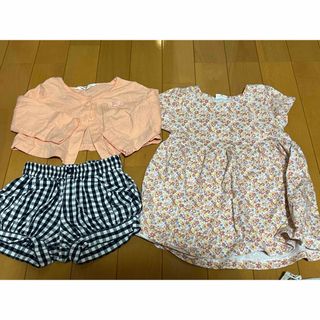 アカチャンホンポ(アカチャンホンポ)のアカチャンホンポ　夏服セット　ワンピース　カーディガン　ショートパンツ(ワンピース)