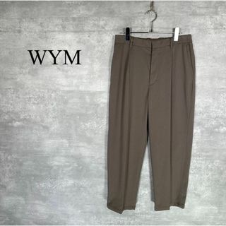 『WYM』ウィムバイリドム (M) センタープレス スラックス