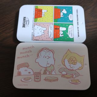 スヌーピー(SNOOPY)のPEANUTS スヌーピー 缶入りメモ(キャラクターグッズ)