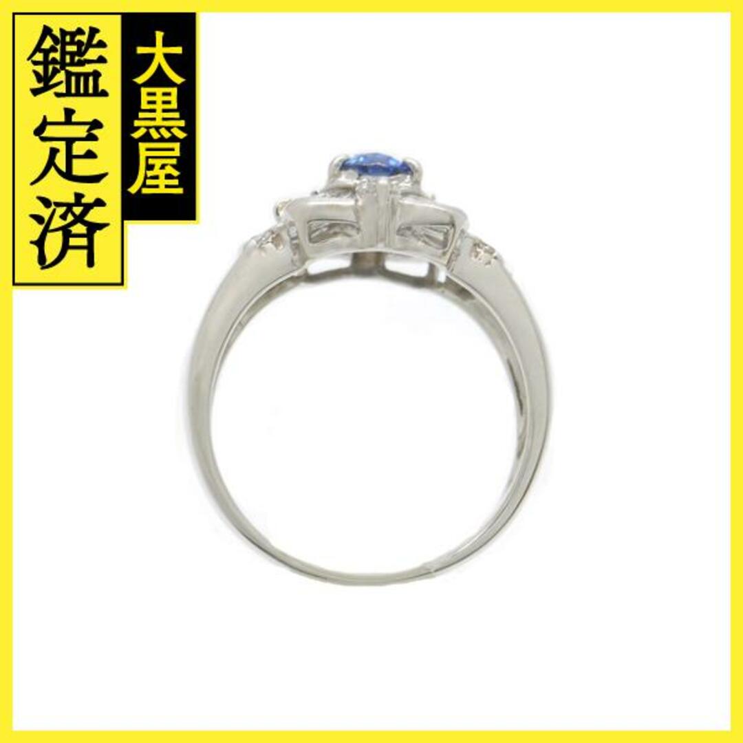 JEWELRY　サファイア　ダイヤモンド　リング　プラチナ　14号【200】 レディースのアクセサリー(リング(指輪))の商品写真