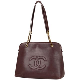 CHANEL - 【在庫一掃】 【ジャンク品】シャネル ココマーク チェーン トートバッグ 【中古】