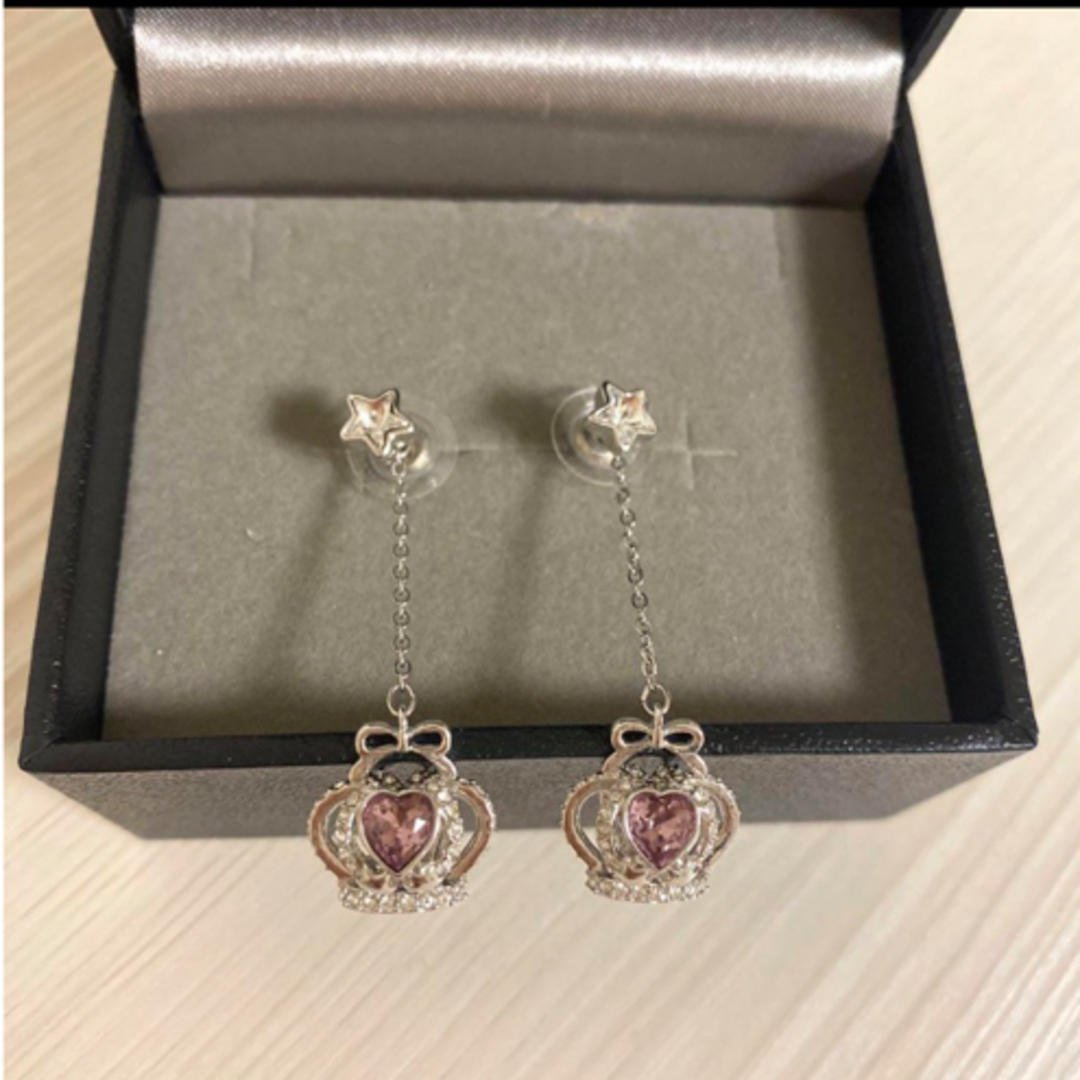 SWAROVSKI(スワロフスキー)の美品☆19,800円正規スワロフスキー素敵な2wayピアス レディースのアクセサリー(ピアス)の商品写真