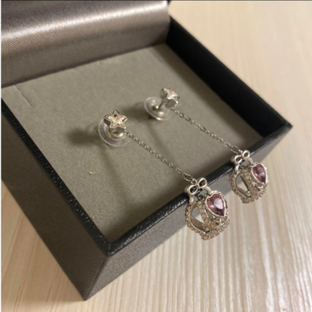 SWAROVSKI(スワロフスキー)の美品☆19,800円正規スワロフスキー素敵な2wayピアス レディースのアクセサリー(ピアス)の商品写真