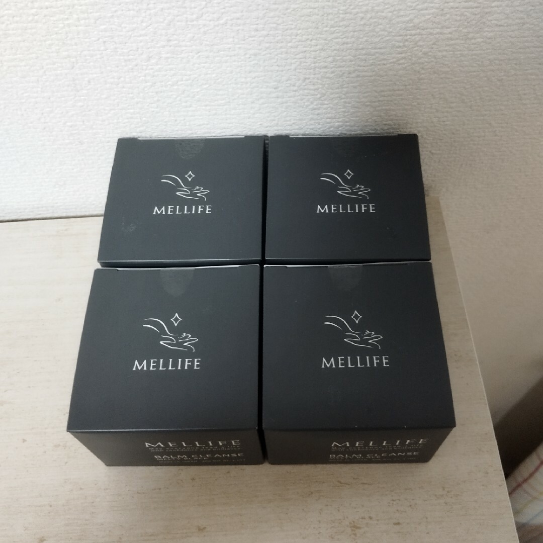 メリフ バームクレンズ MELTY BLACK メルティブラック 90g 4個 コスメ/美容のスキンケア/基礎化粧品(クレンジング/メイク落とし)の商品写真