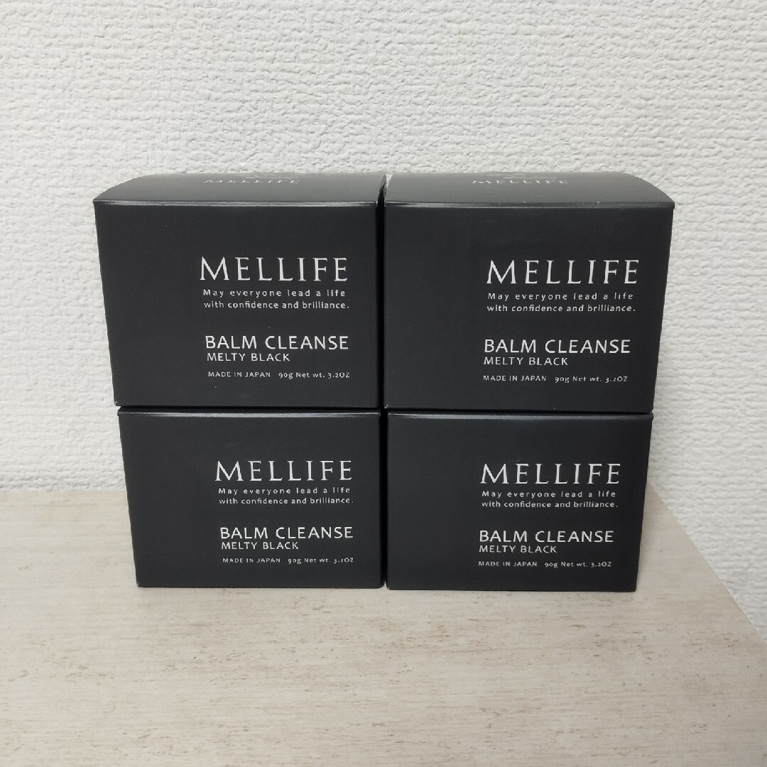 メリフ バームクレンズ MELTY BLACK メルティブラック 90g 4個 コスメ/美容のスキンケア/基礎化粧品(クレンジング/メイク落とし)の商品写真