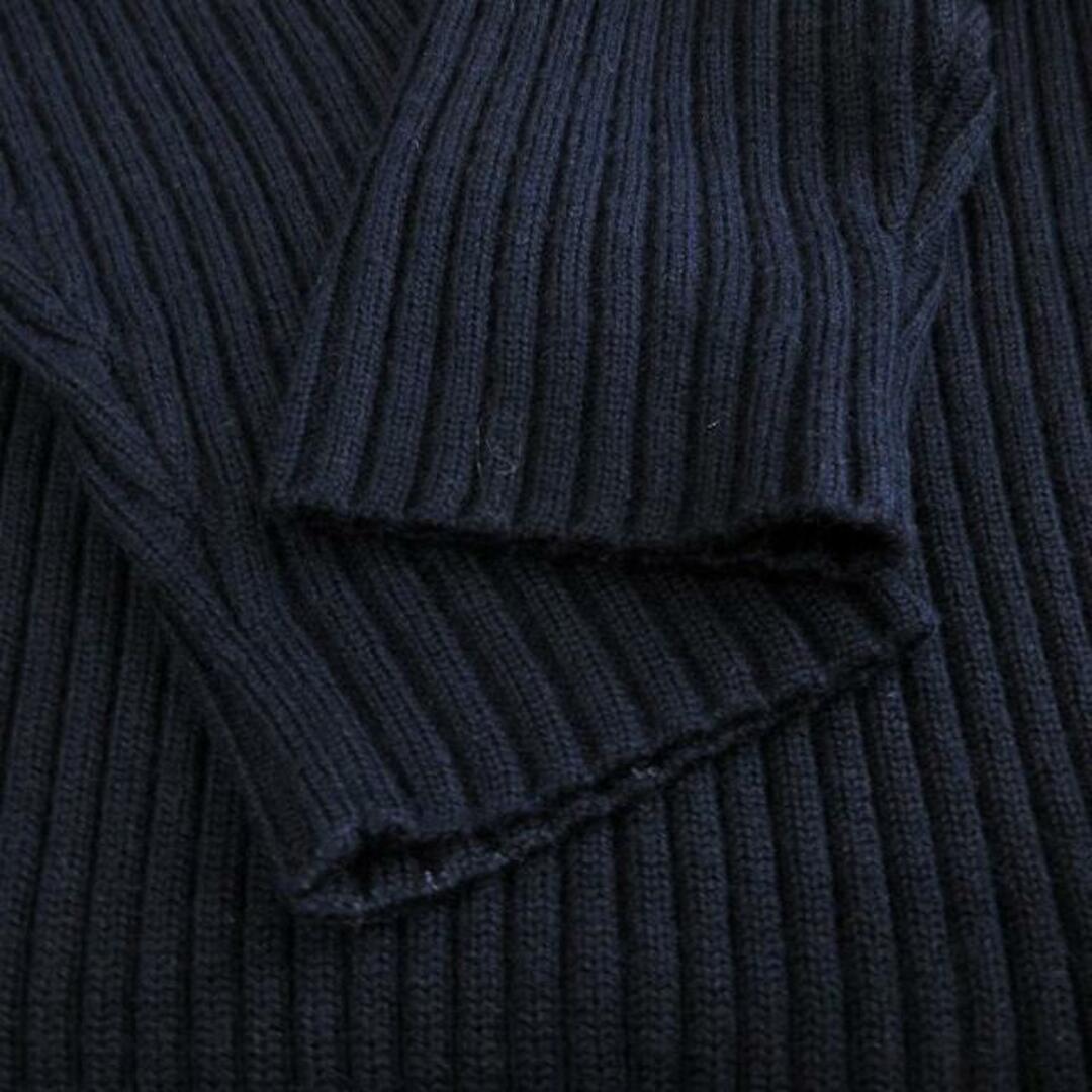 BURBERRY BLACK LABEL(バーバリーブラックレーベル)のバーバリーブラックレーベル ニット セーター 長袖 紺 3 L位 ■SM1 メンズのトップス(ニット/セーター)の商品写真