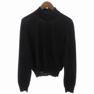 DOLCE&GABBANA - ドルチェ&ガッバーナ ニット セーター 長袖 ウール 黒 46 M位 ■SM1