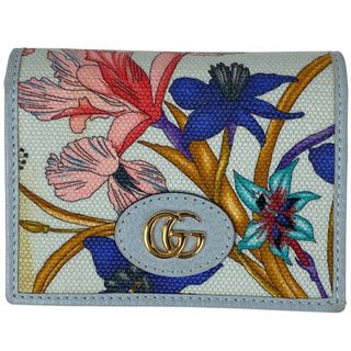 グッチ(Gucci)の【在庫一掃】 グッチ フローラ 二つ折り財布 【中古】(財布)