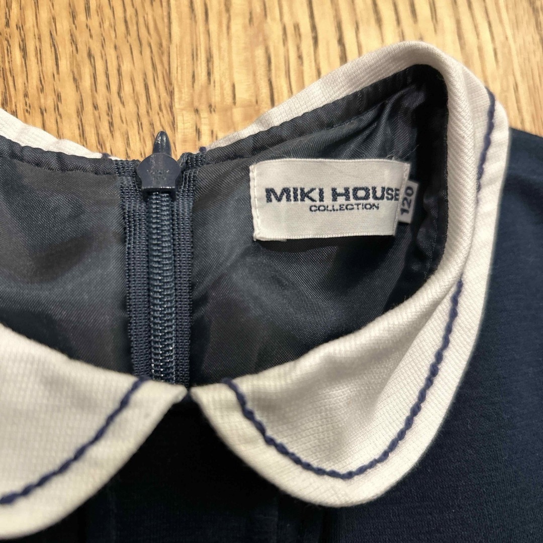 mikihouse(ミキハウス)のワンピース　120サイズ キッズ/ベビー/マタニティのキッズ服女の子用(90cm~)(ワンピース)の商品写真