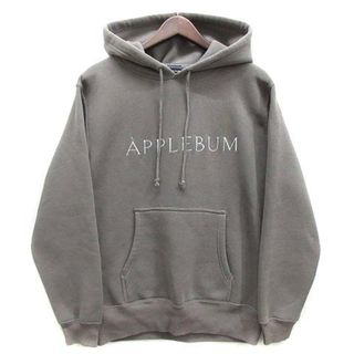 アップルバム(APPLEBUM)のアップルバム 2023AW ミュージアム ロゴ スウェット パーカー 裏起毛 M(パーカー)