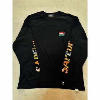 SAPEur サプール　XLサイズ　ブラック(Tシャツ/カットソー(七分/長袖))