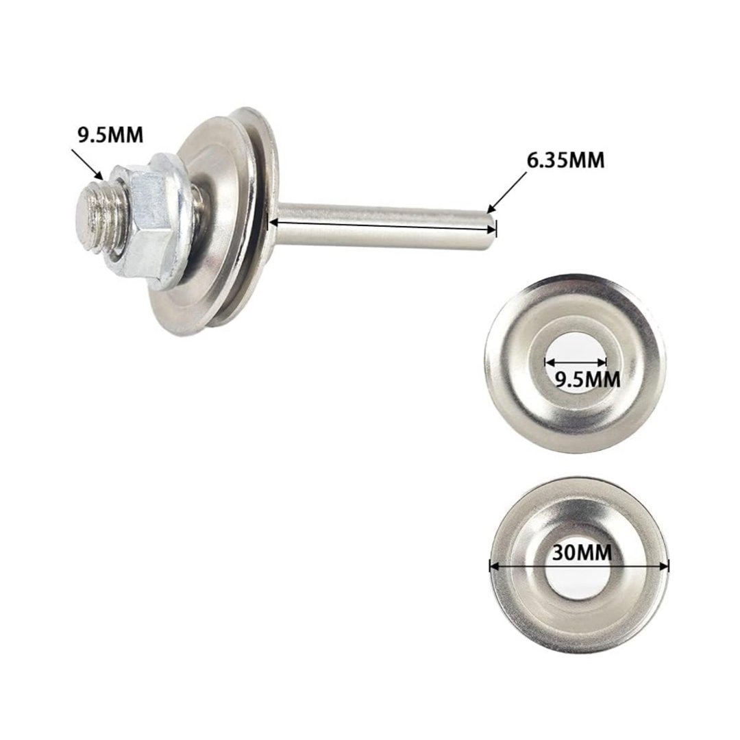 76mm/3インチ バフホイール コットン布 3枚入 その他のその他(その他)の商品写真