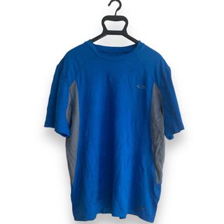 チャンピオン(Champion)のチャンピオン　半袖Tシャツ　ドライ　速乾　メンズ   Tシャツ  古着　青　M(Tシャツ/カットソー(半袖/袖なし))