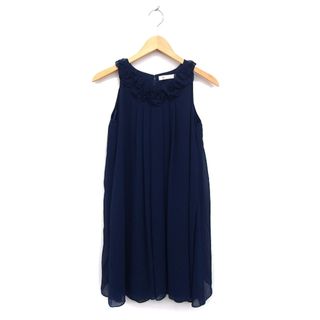 ロペピクニック(Rope' Picnic)のロペピクニック ドレス ワンピース フレア ひざ丈 シフォン モチーフ 38(礼服/喪服)