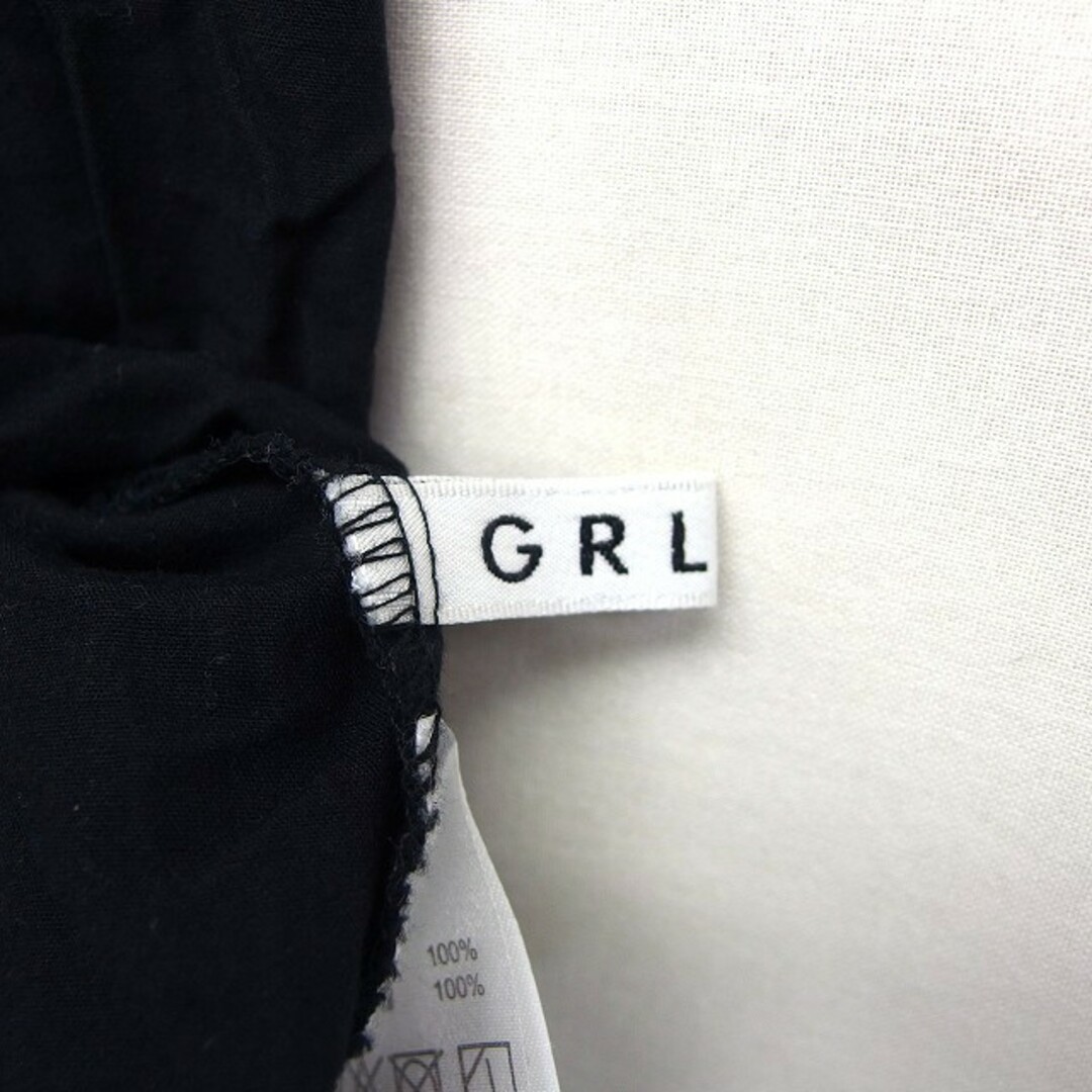 GRL(グレイル)のグレイル GRL ブラウス シャツ 刺繍 花柄 ボリューム袖 五分袖 コットン レディースのトップス(その他)の商品写真