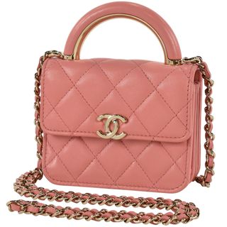 CHANEL - 【在庫一掃】 シャネル ココマーク チェーン ミニ ショルダーバッグ 【中古】