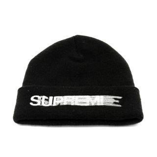 シュプリーム(Supreme)のシュプリーム Supreme ■ 【 Motion Logo Beanie 】 モーション ロゴ ビーニー ニット帽 ニット キャップ w18268(ニット帽/ビーニー)