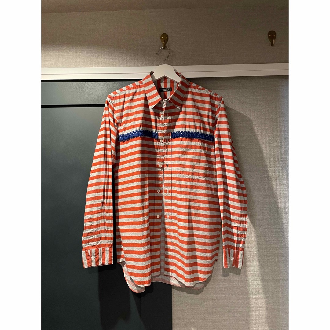 COMME des GARCONS HOMME PLUS(コムデギャルソンオムプリュス)の04AW Garçon Plus Border knit Blade Shirt メンズのトップス(シャツ)の商品写真